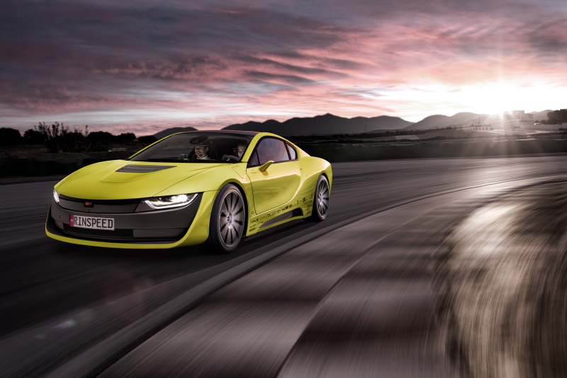 Illustration for article titled The Swiss Wackos At Rinspeed Made A BMW i8 That Drives Itself And Has Its Own Drone